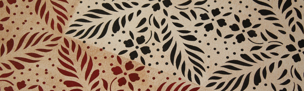 Primitive Willow Floorcloth
