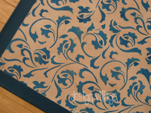 Acanthus Scroll Floorcloth