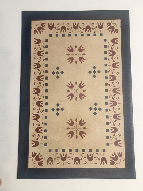 Amish Tulip Floorcloth