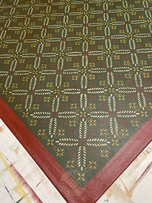 Colonial Flower Floorcloths