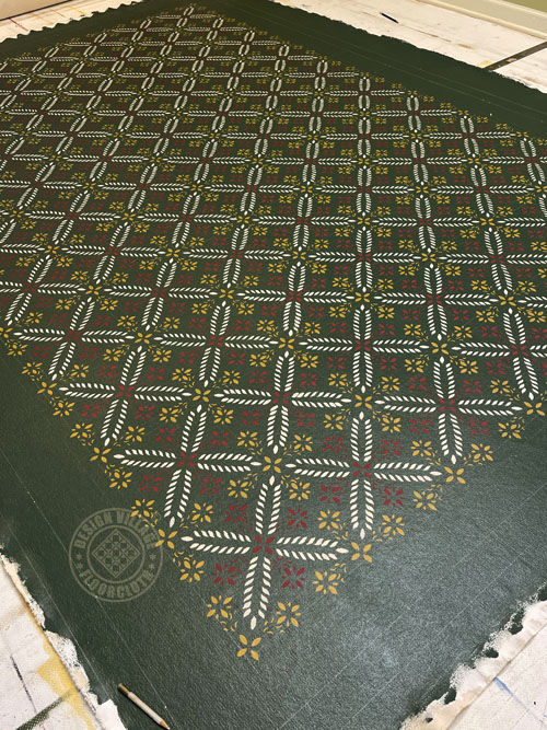 Colonial Flower Floorcloths