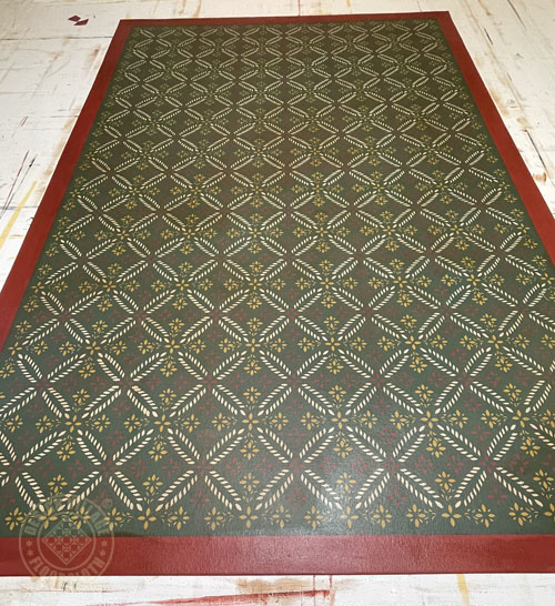 Colonial Flower Floorcloths