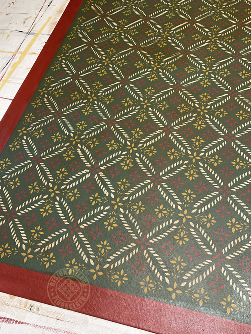 Colonial Flower Floorcloths