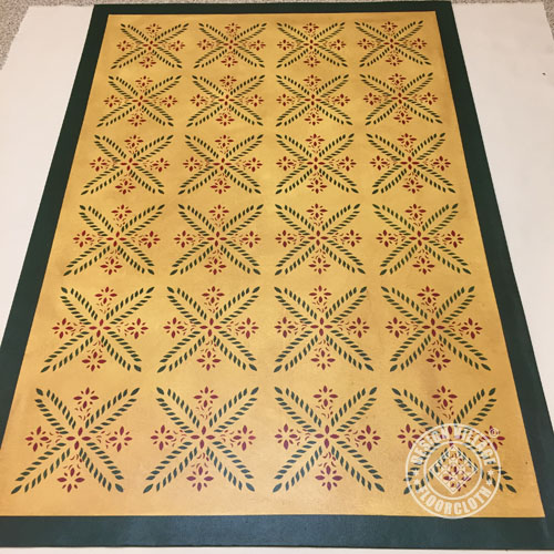 Colonial Flower Floorcloths