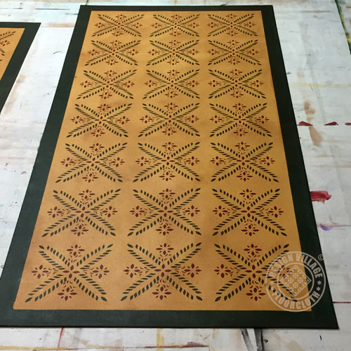 Colonial Flower Floorcloths