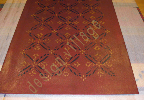 Colonial Flower Floorcloth