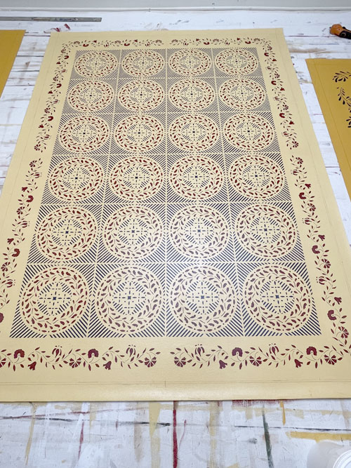 Durant House Floorcloth