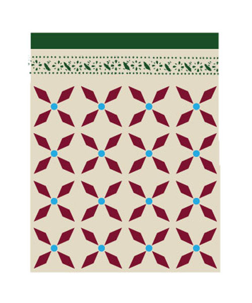 Weston Colonial Floorcloth