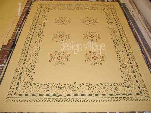 Sage-Wheeler Homestead Floorcloth