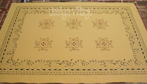 Sage-Wheeler Homestead Floorcloth