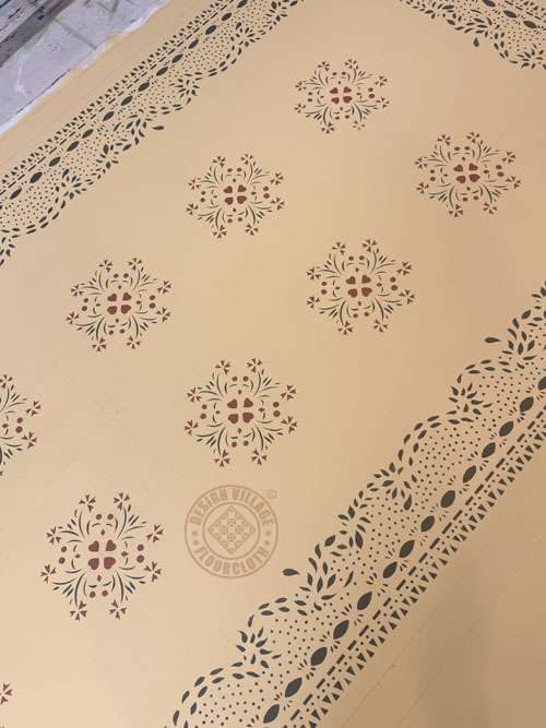 Sage-Wheeler Homestead Floorcloth