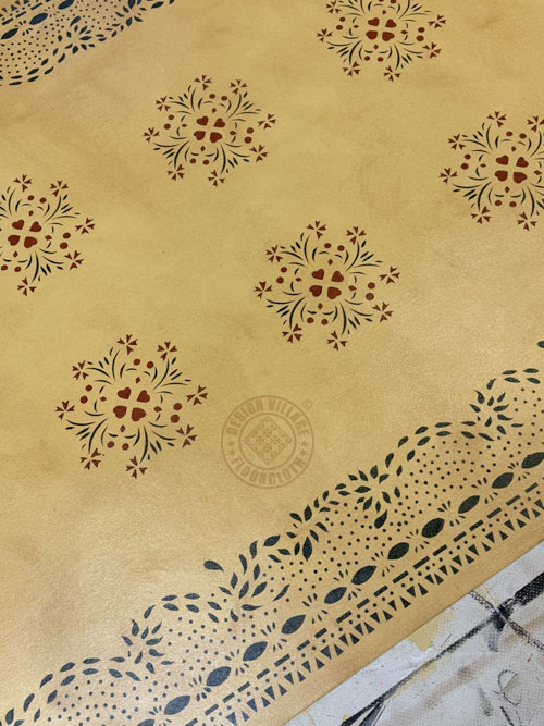 Sage-Wheeler Homestead Floorcloth