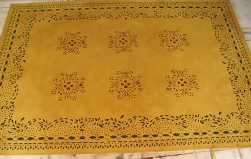 Sage-Wheeler Homestead Floorcloth