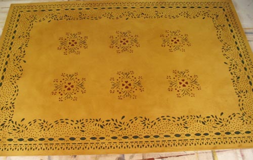 Sage-Wheeler Homestead Floorcloth