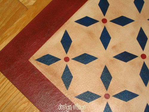 Weston Colonial Floorcloth in Pearl Essence