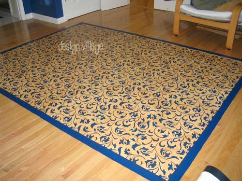 Acanthus Scroll Floorcloths