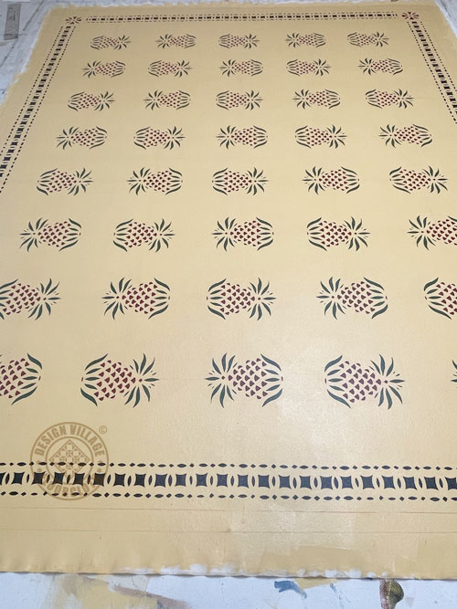 Pineapple Floorcloth