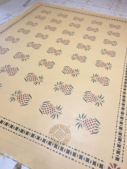 Pineapple Floorcloth