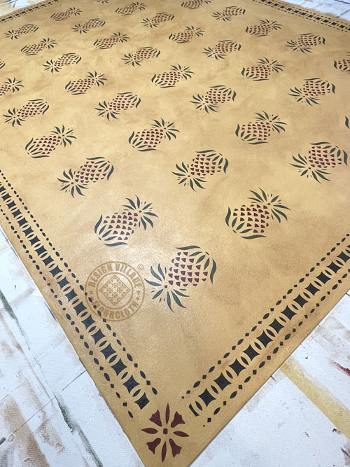 Pineapple Floorcloth