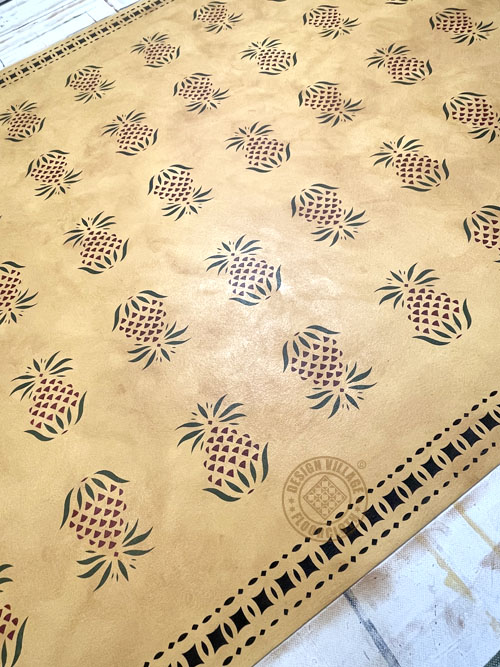 Pineapple Floorcloth