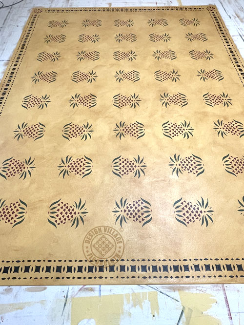 Pineapple Floorcloth