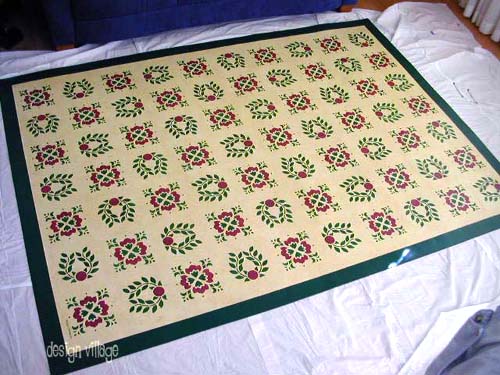 Baltimore Quilt Floorcloth