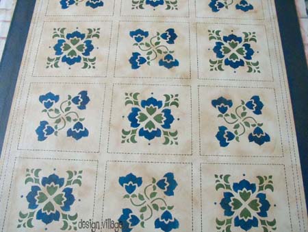 Baltimore Quilt Floorcloth