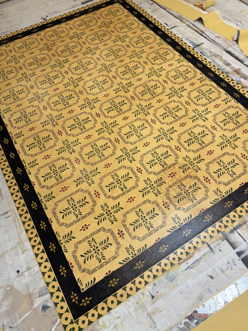 Bump Tavern Floorcloth