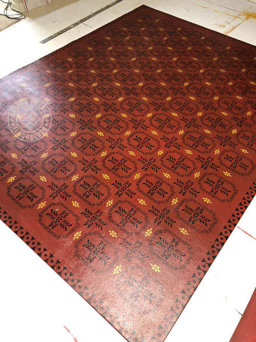 Bump Tavern Floorcloth