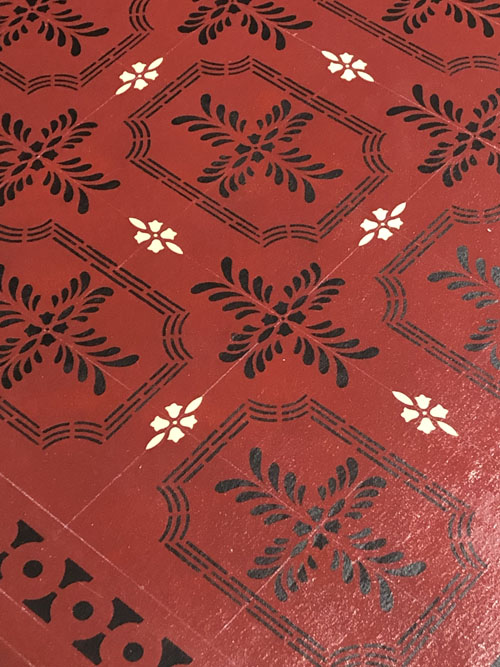 Bump Tavern Floorcloth