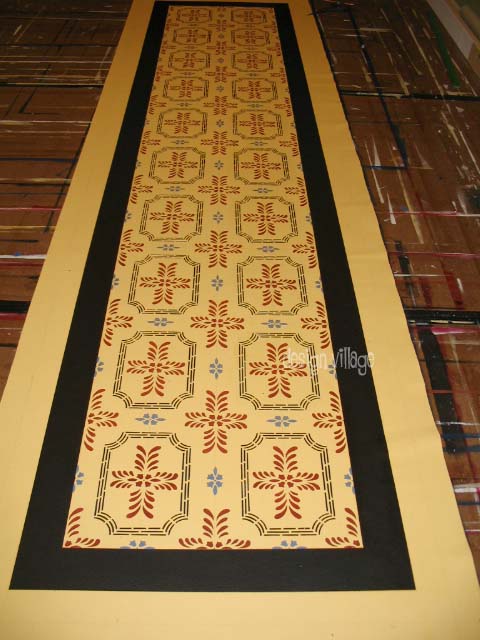 Bump Tavern Floorcloth Runner