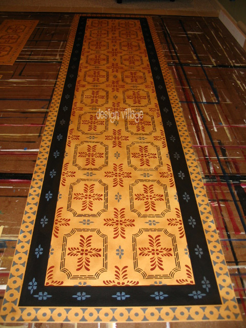 Bump Tavern Floorcloth Runner