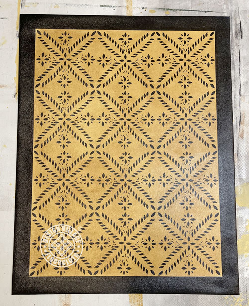 Colonial Flower Floorcloth