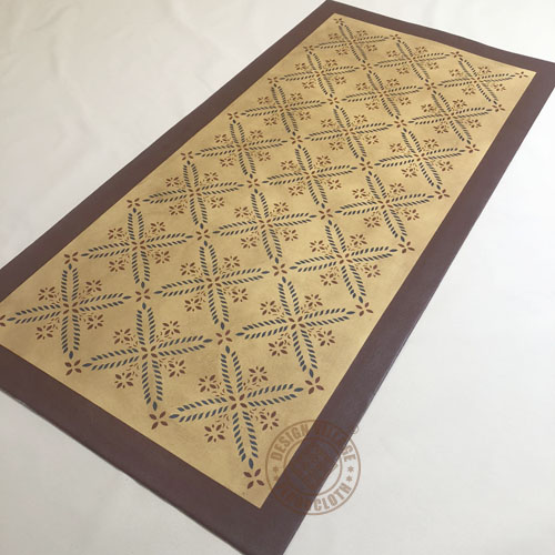 Colonial Flower Floorcloth