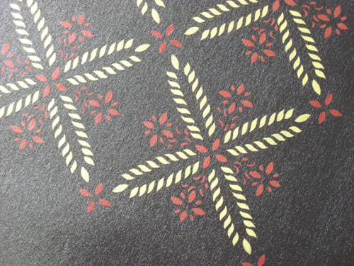 Colonial Flower Floorcloth