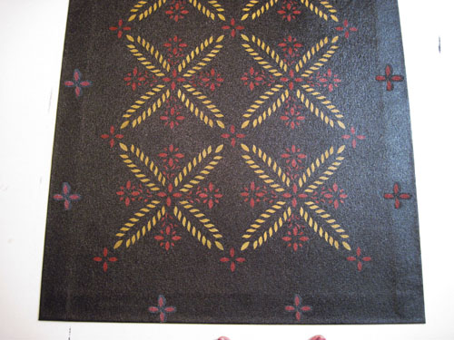 Colonial Flower Floorcloth