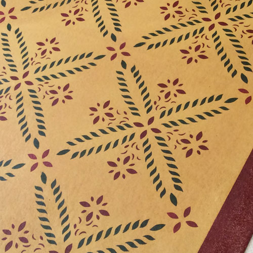 Colonial Flower Floorcloth