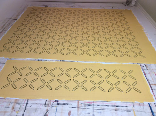 Colonial Flower Floorcloth