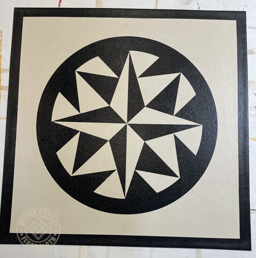 Compass Rose Floorcloth