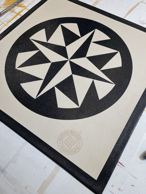 Compass Rose Floorcloth