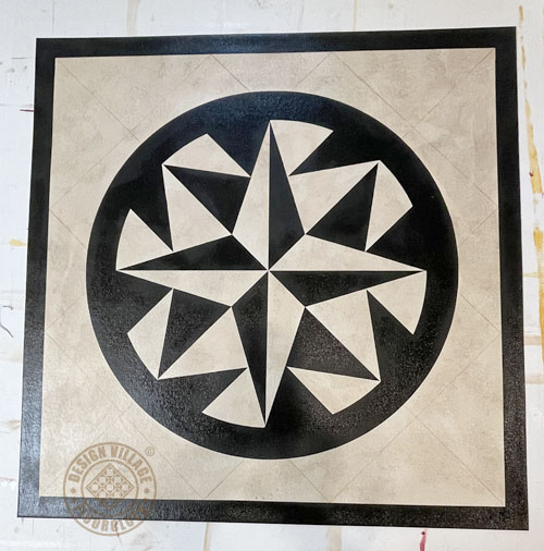 Compass Rose Floorcloth