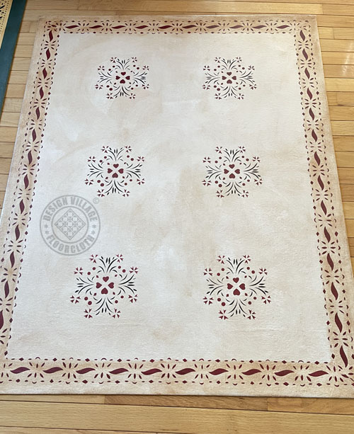 Sage Heart Floorcloth