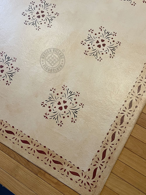 Sage Heart Floorcloth