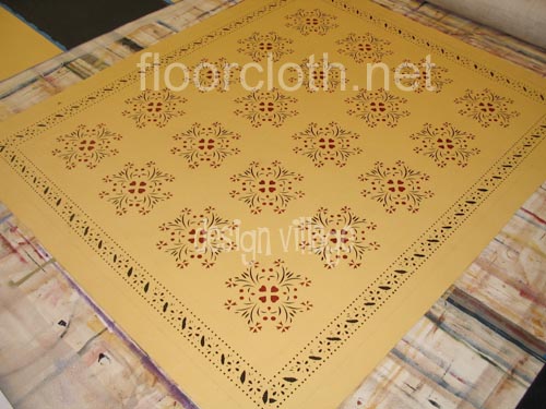 Sage Heart Floorcloth