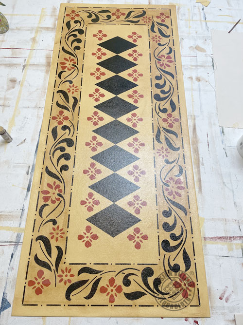 Cutler House Floorcloth