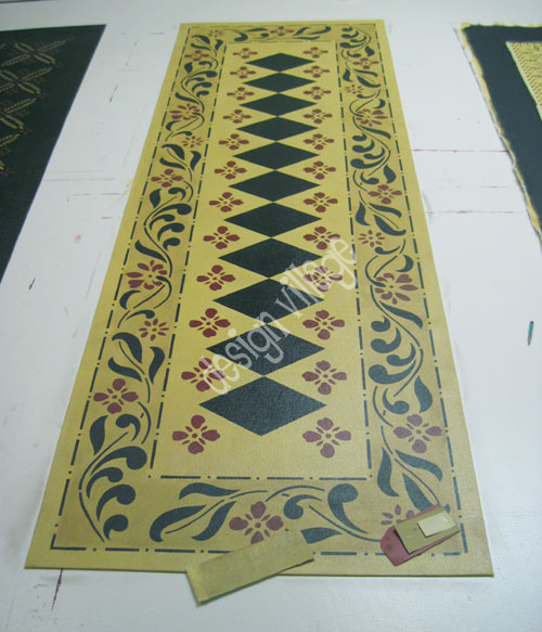 Cutler House Floorcloth