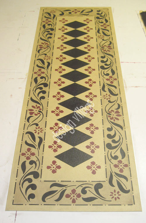 Cutler House Floorcloth