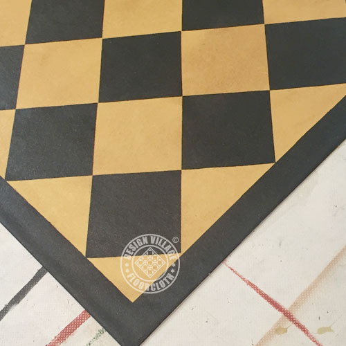 Diamond Pattern Floorcloth