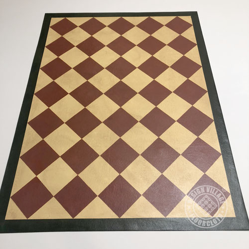 Diamond Pattern Floorcloth