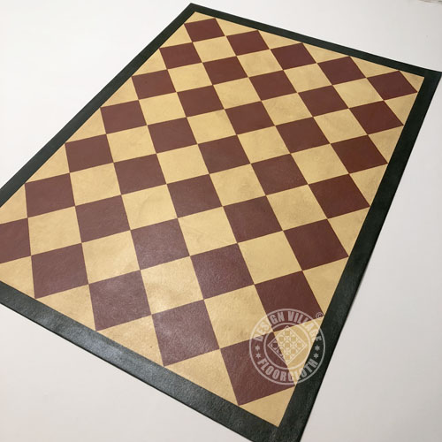 Diamond Pattern Floorcloth